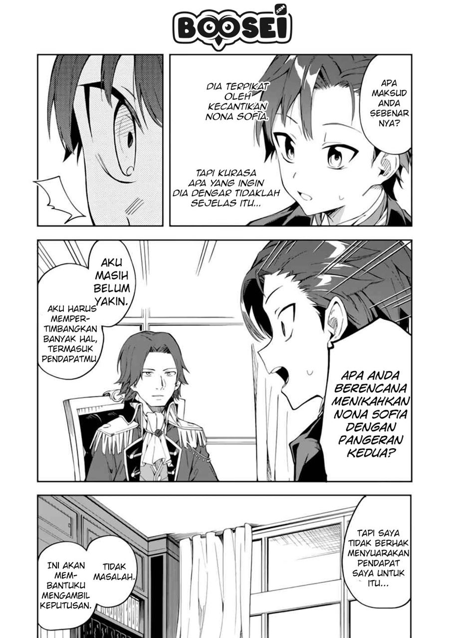 Akuyaku Reijou no Shitsuji-sama: Hametsu Flag wa Ore ga Tsubusasete Itadakimasu Chapter 2.1 Bahasa Indonesia