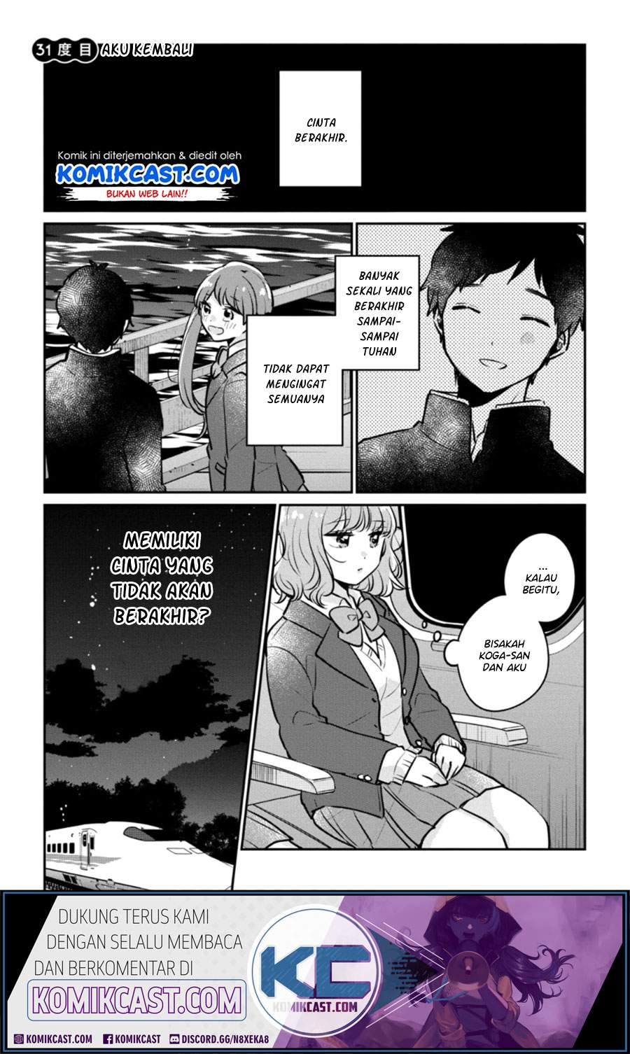 It’s Not Meguro-san’s First Time Chapter 31 Bahasa Indonesia