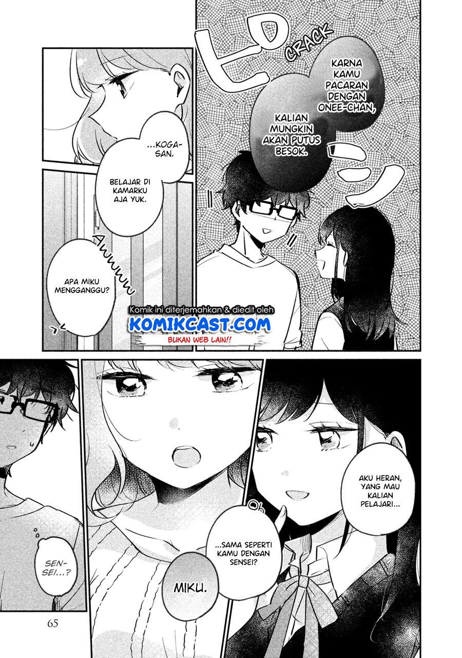 It’s Not Meguro-san’s First Time Chapter 15 Bahasa Indonesia