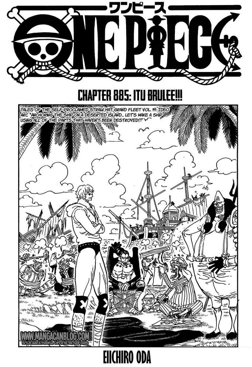 One Piece Chapter 885 Bahasa Indonesia