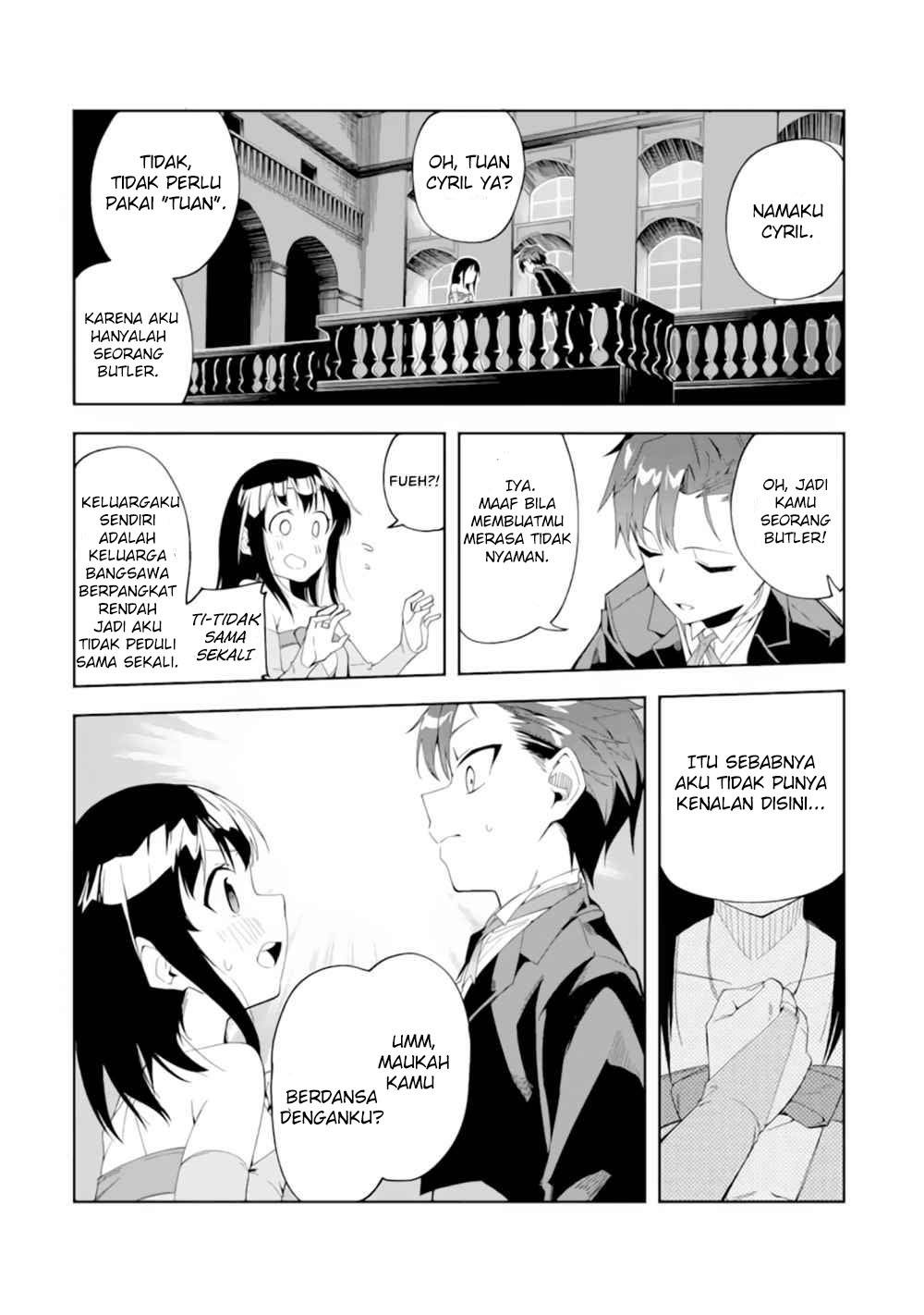 Akuyaku Reijou no Shitsuji-sama: Hametsu Flag wa Ore ga Tsubusasete Itadakimasu Chapter 1.2 Bahasa Indonesia