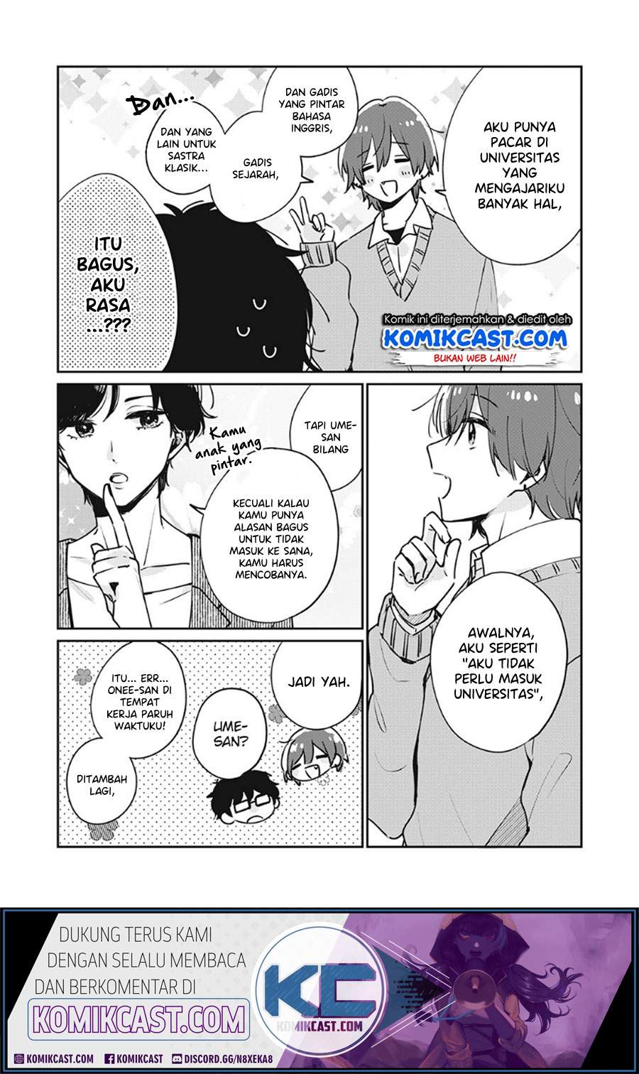 It’s Not Meguro-san’s First Time Chapter 33 Bahasa Indonesia