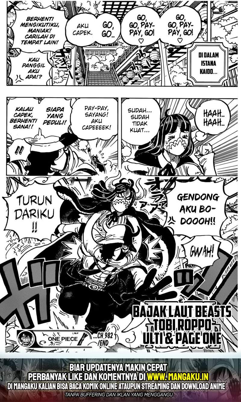 One Piece Chapter 982 Bahasa Indonesia