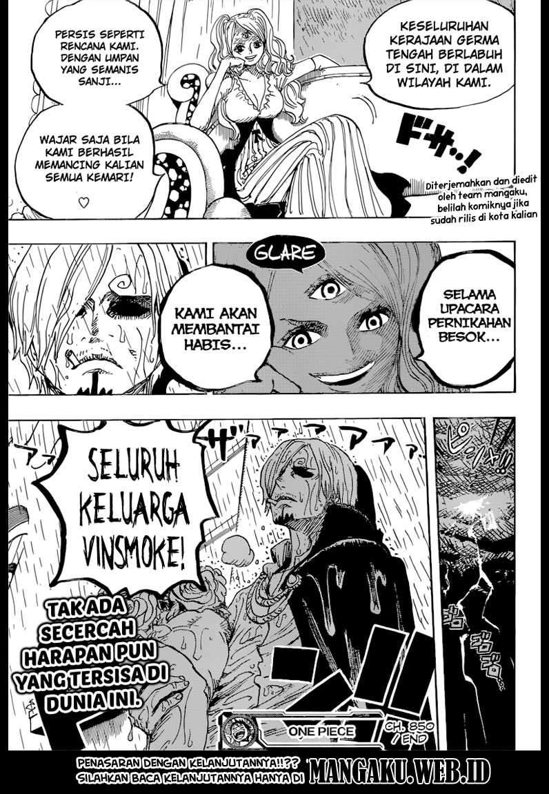 One Piece Chapter 850 Bahasa Indonesia