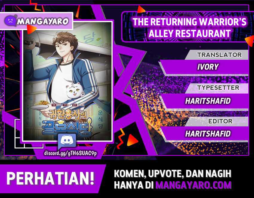 The Returning Warrior’s Alley Restaurant Chapter 30 Bahasa Indonesia