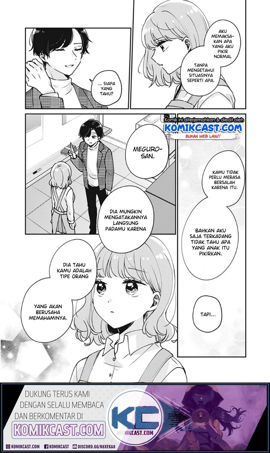 It’s Not Meguro-san’s First Time Chapter 34 Bahasa Indonesia