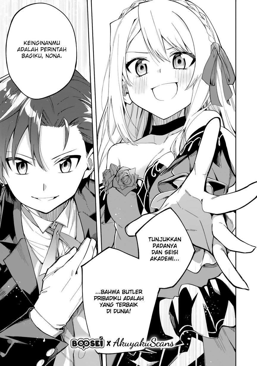 Akuyaku Reijou no Shitsuji-sama: Hametsu Flag wa Ore ga Tsubusasete Itadakimasu Chapter 2.2 Bahasa Indonesia