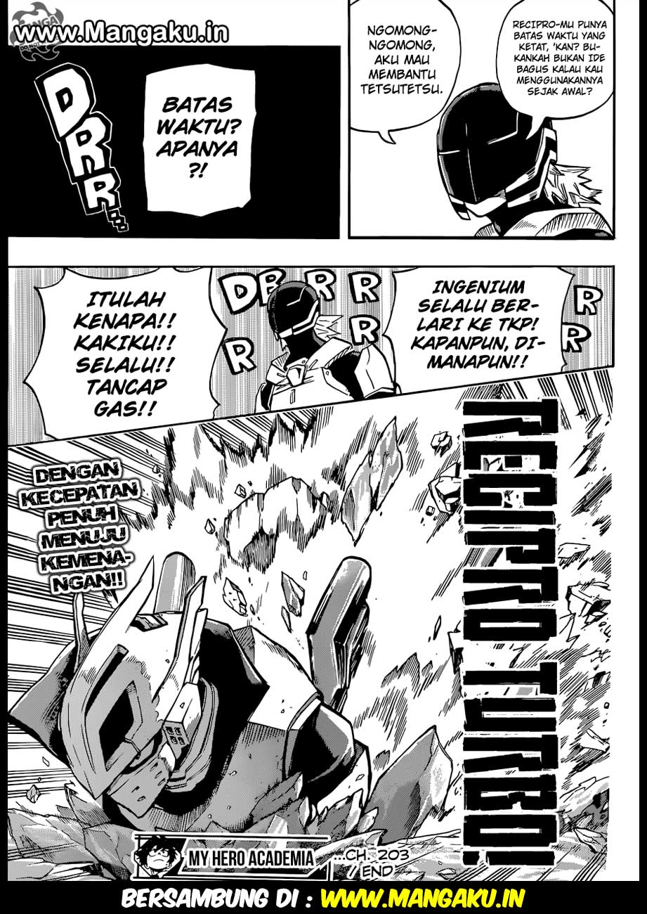 Boku no Hero Academia Chapter 203