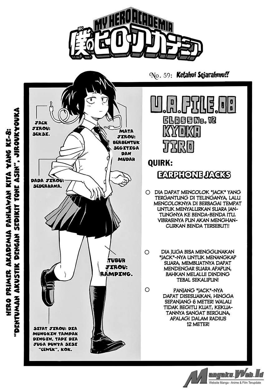 Boku no Hero Academia Chapter 59 Bahasa Indonesia