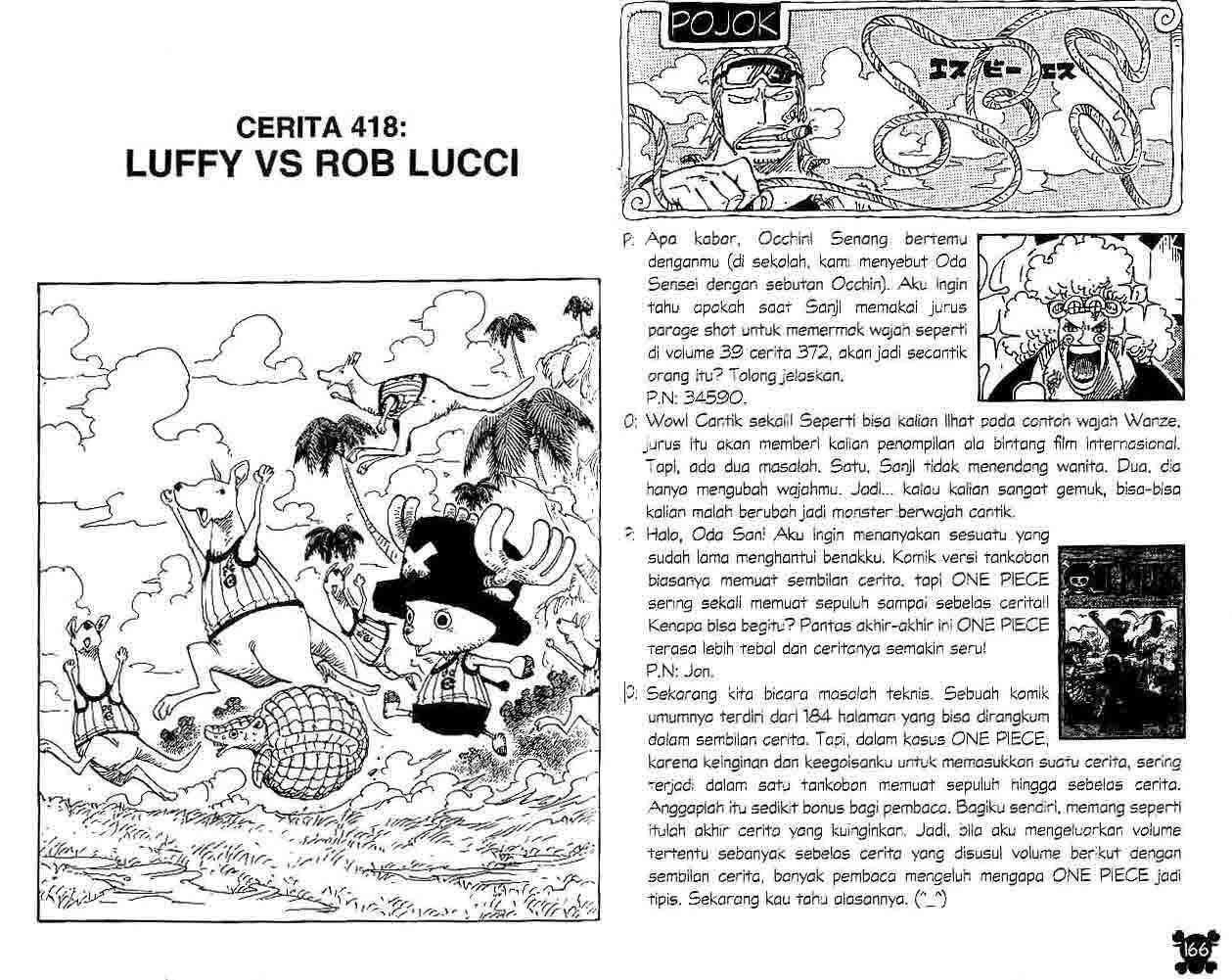 One Piece Chapter 418 Bahasa Indonesia