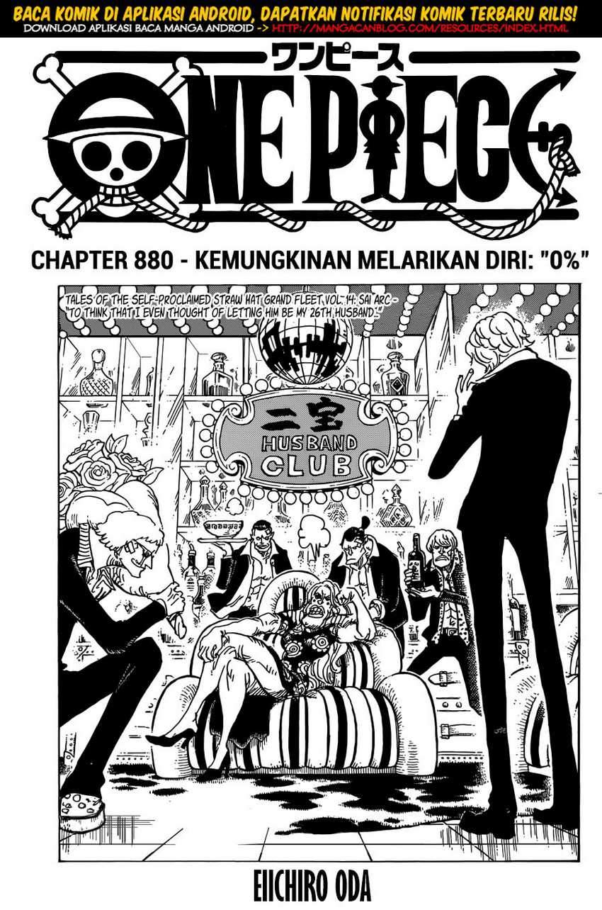 One Piece Chapter 880 Bahasa Indonesia