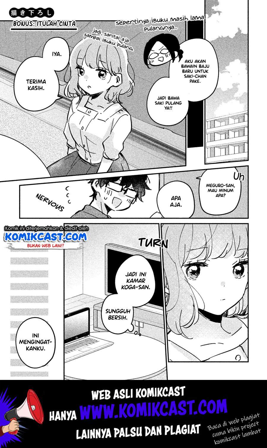 It’s Not Meguro-san’s First Time Chapter 16.5 Bahasa Indonesia