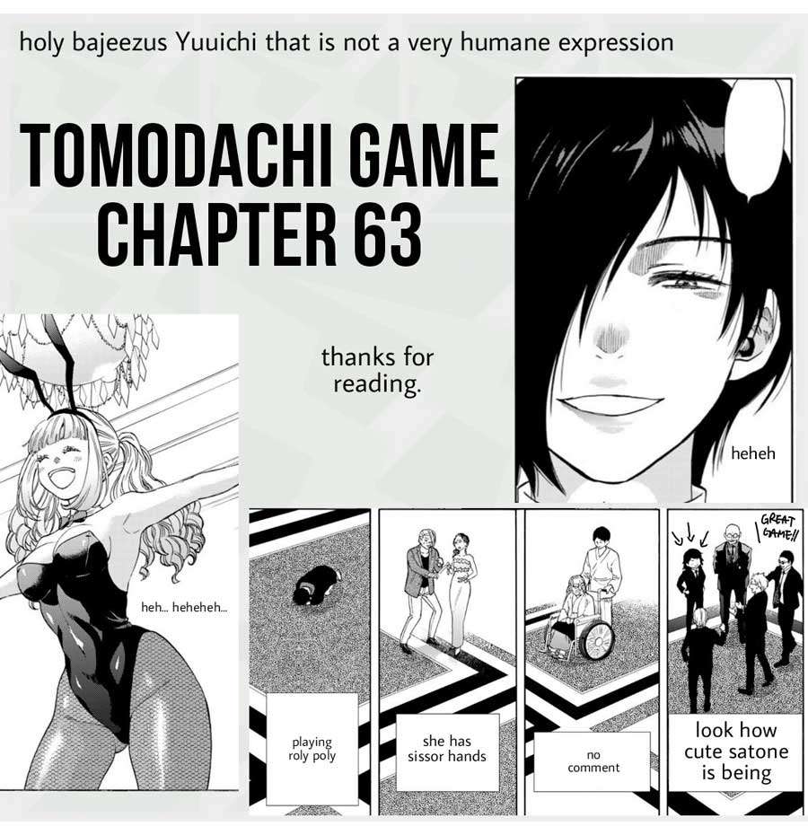 Tomodachi Game Chapter 63 Bahasa Indonesia