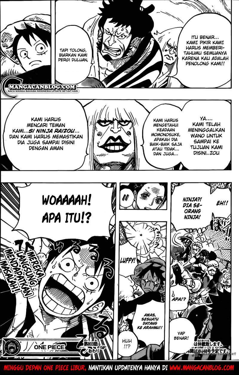 One Piece Chapter 803 Bahasa Indonesia