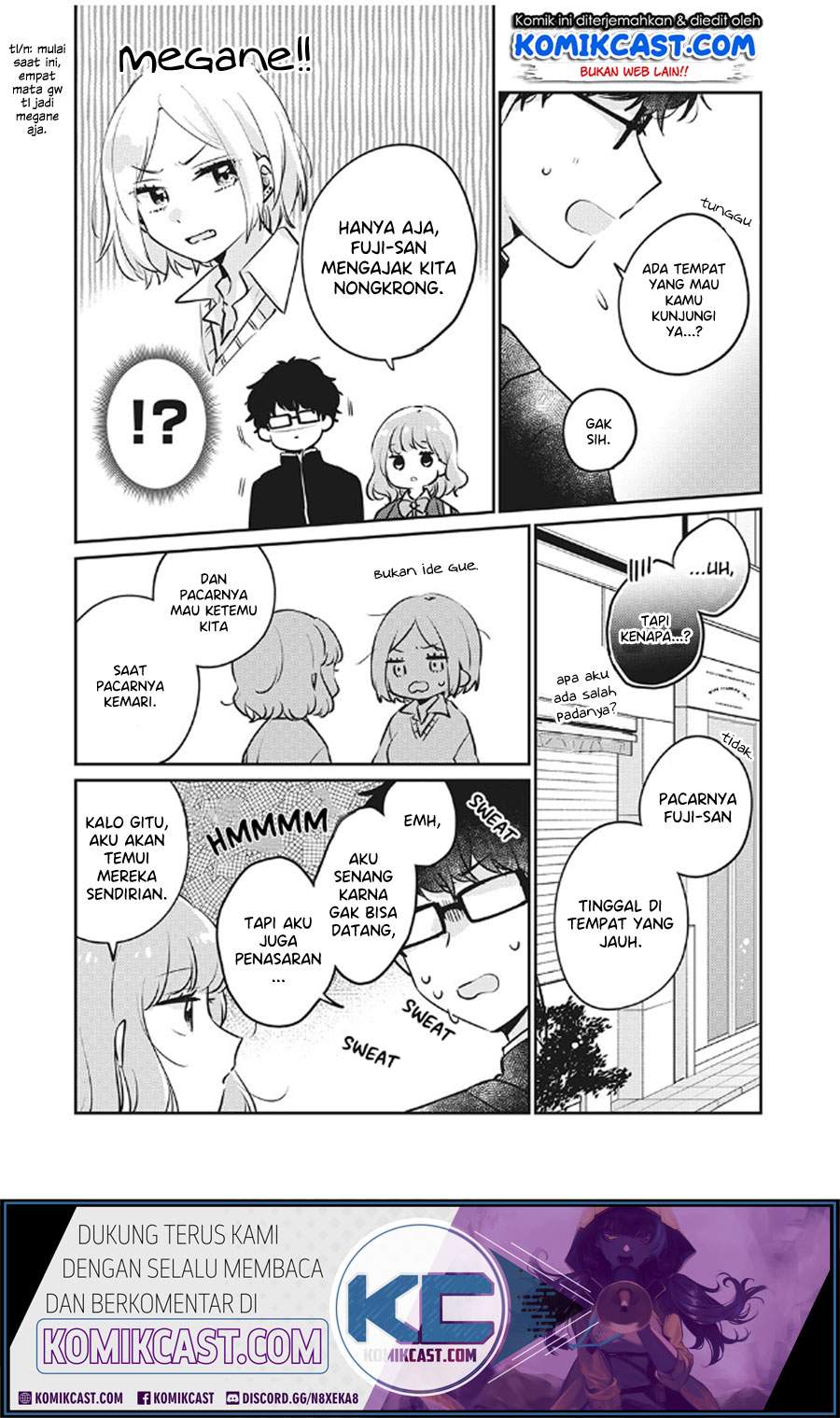 It’s Not Meguro-san’s First Time Chapter 25 Bahasa Indonesia