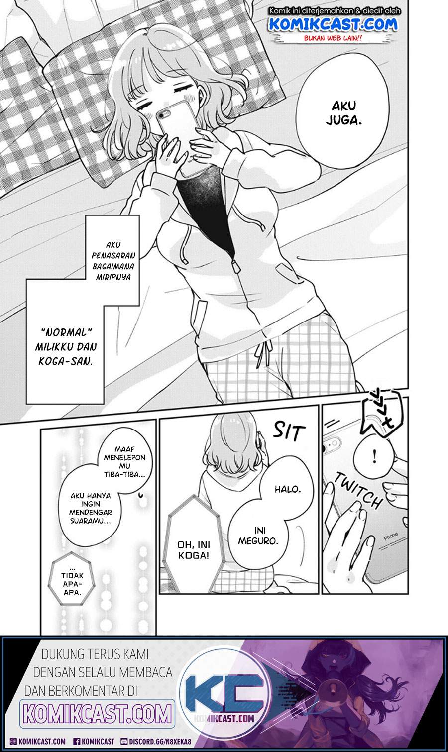 It’s Not Meguro-san’s First Time Chapter 34 Bahasa Indonesia