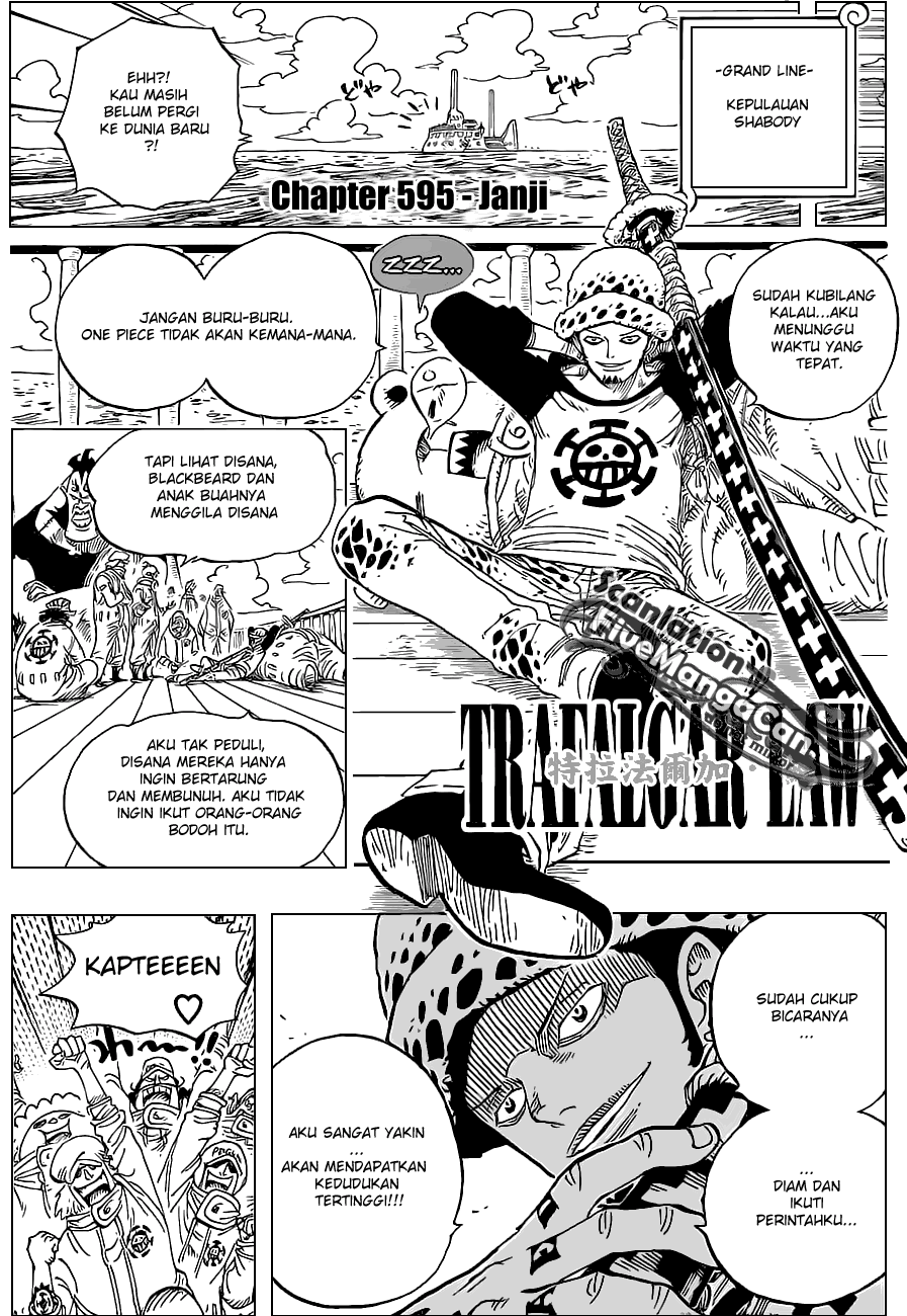 One Piece Chapter 595 Bahasa Indonesia