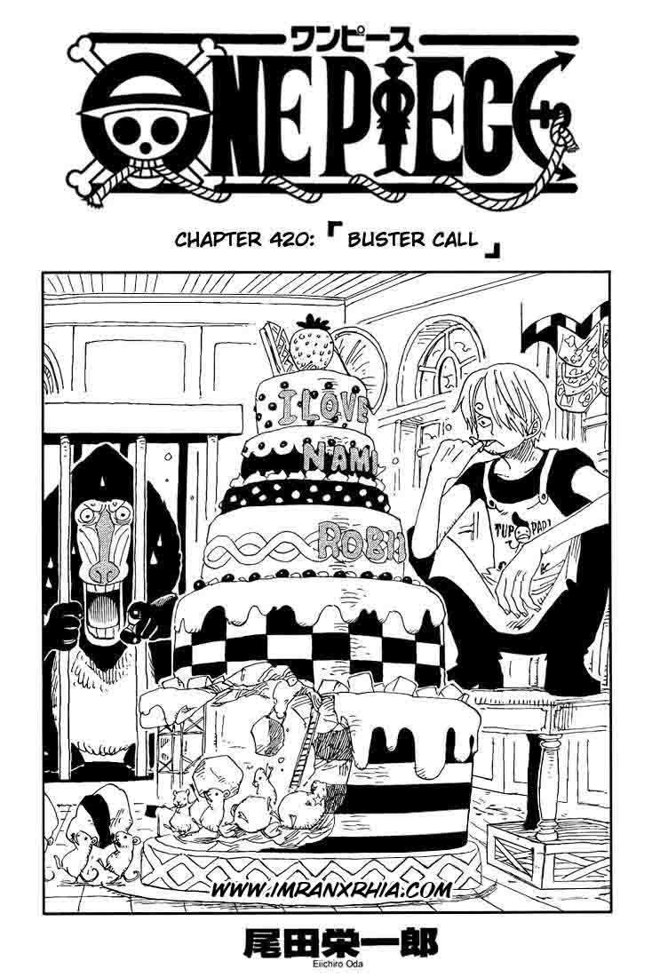 One Piece Chapter 420 Bahasa Indonesia