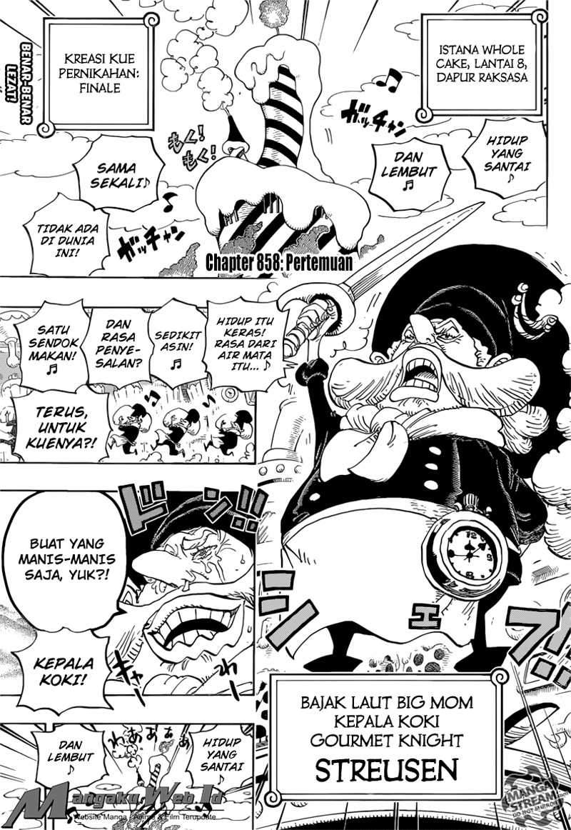 One Piece Chapter 857 Bahasa Indonesia