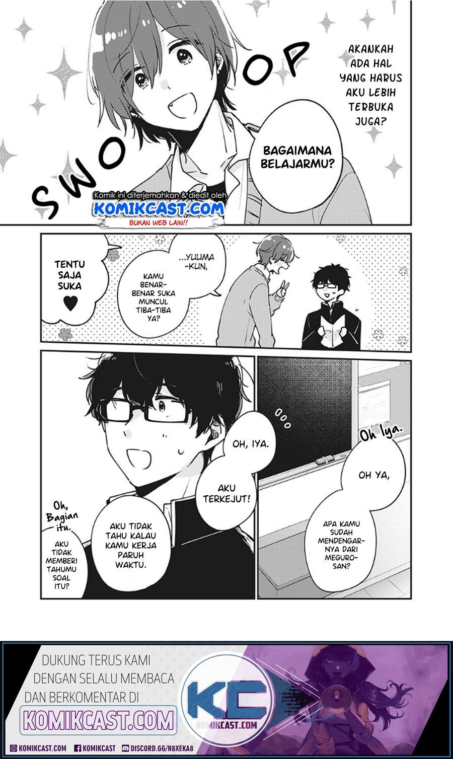 It’s Not Meguro-san’s First Time Chapter 33 Bahasa Indonesia