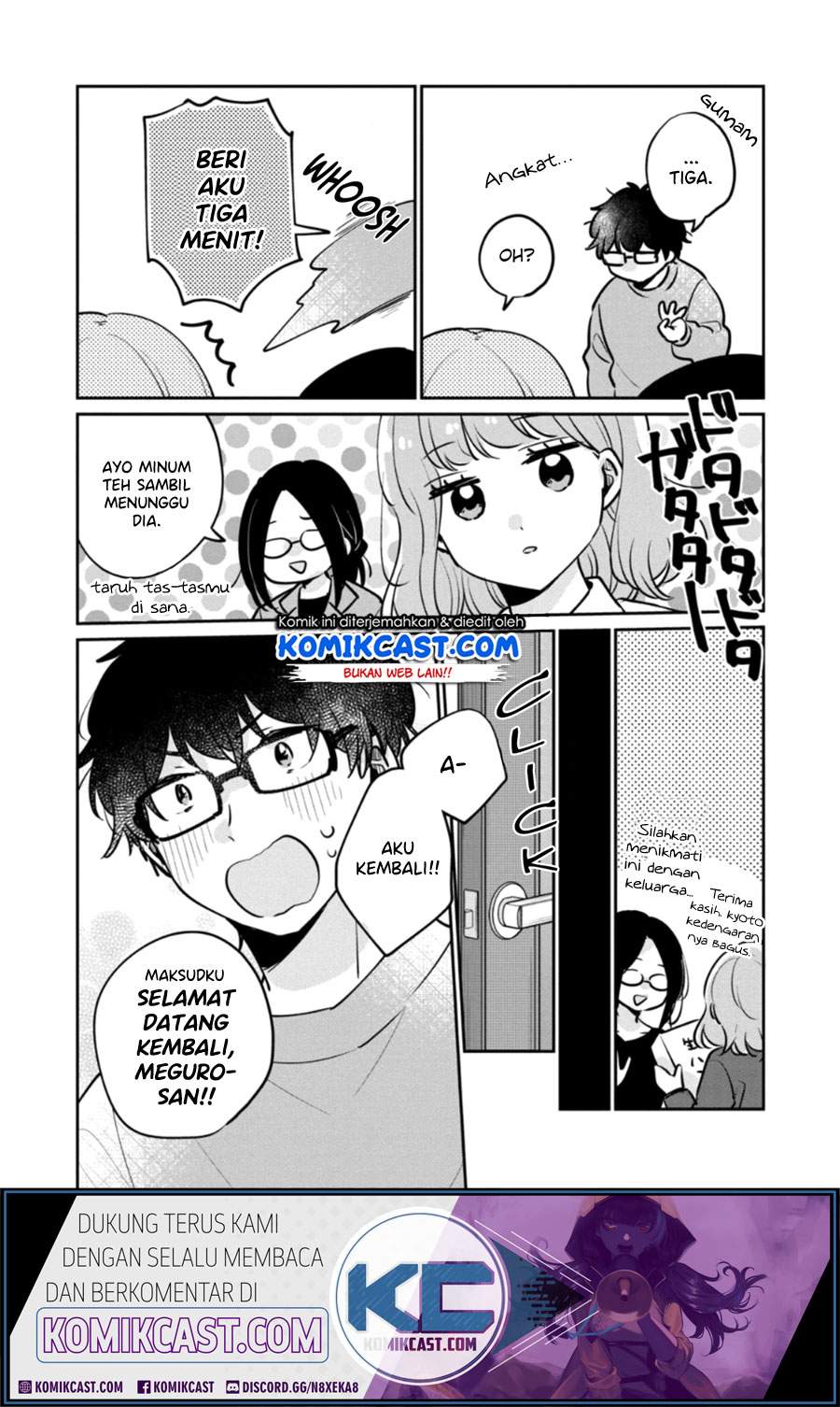 It’s Not Meguro-san’s First Time Chapter 31 Bahasa Indonesia