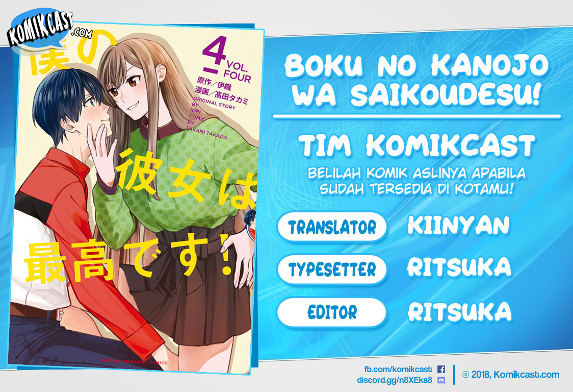 Boku no Kanojo wa Saikou desu! Chapter 30 Bahasa Indonesia