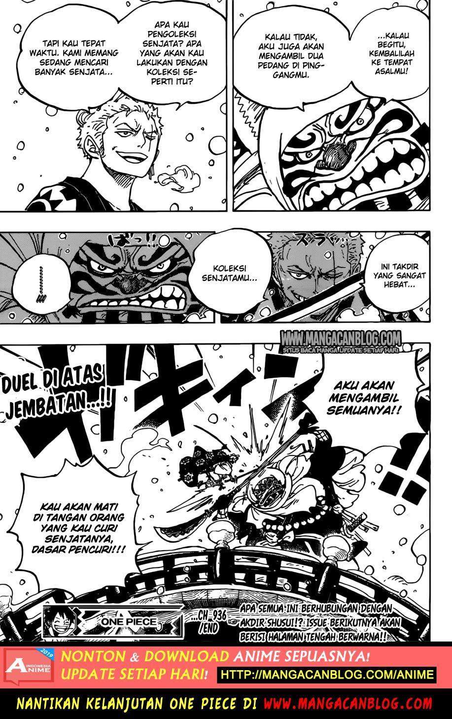 One Piece Chapter 936 Bahasa Indonesia