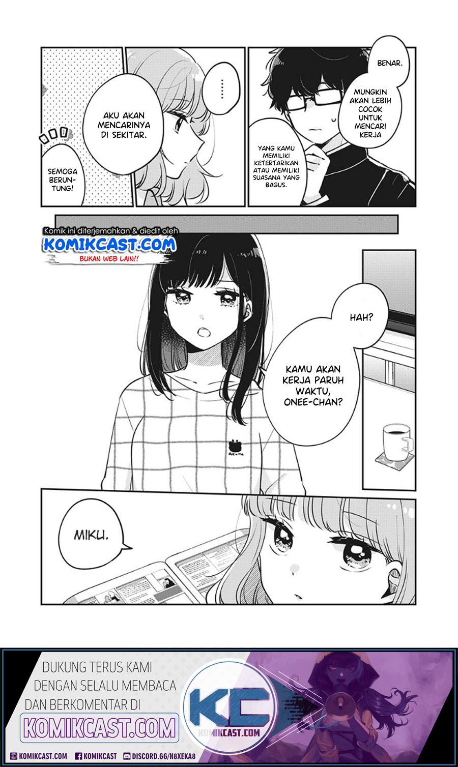 It’s Not Meguro-san’s First Time Chapter 32 Bahasa Indonesia