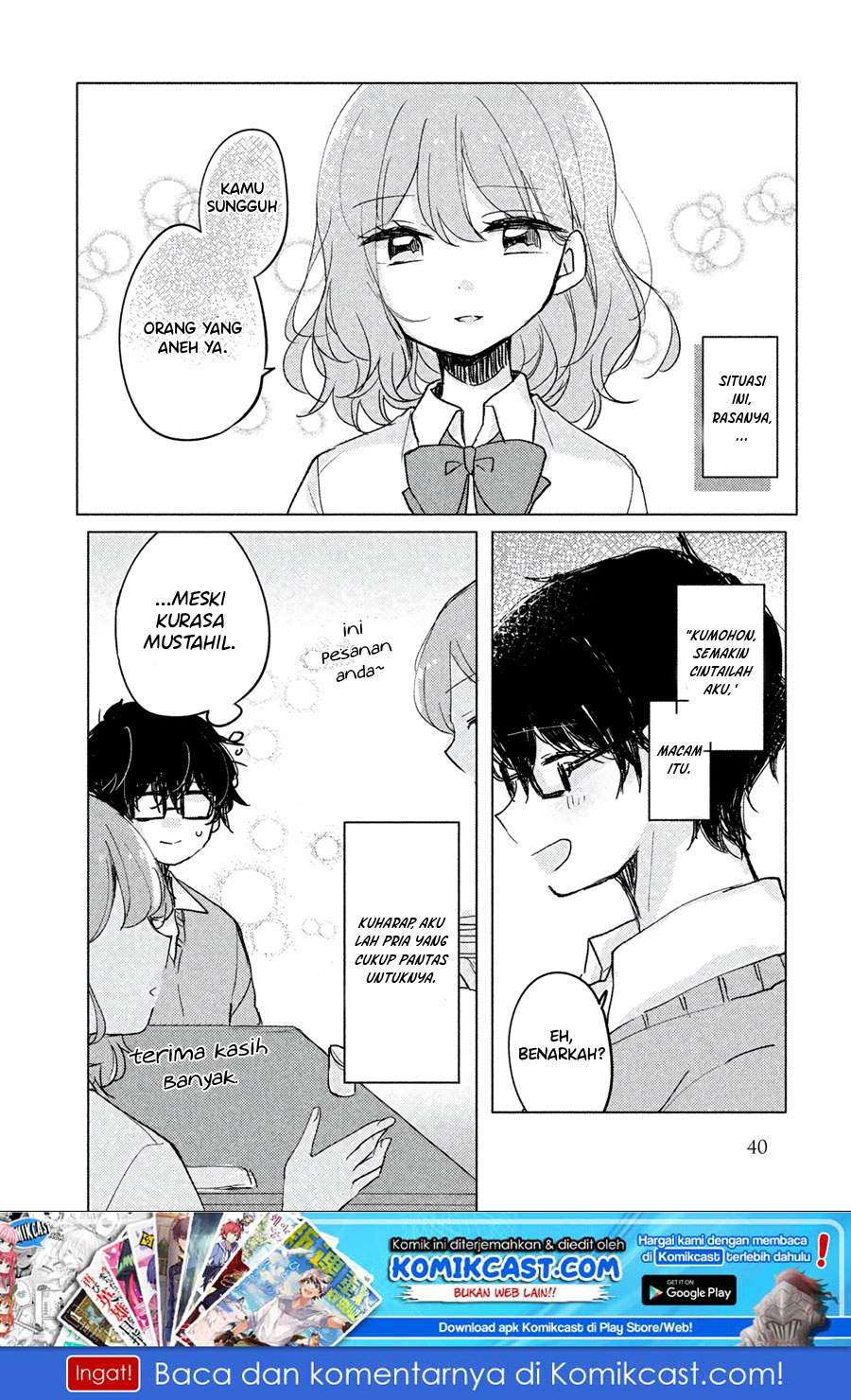 It’s Not Meguro-san’s First Time Chapter 03 Bahasa Indonesia