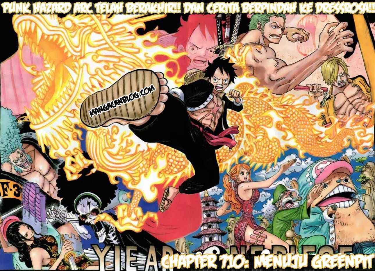 One Piece Chapter 710 Bahasa Indonesia