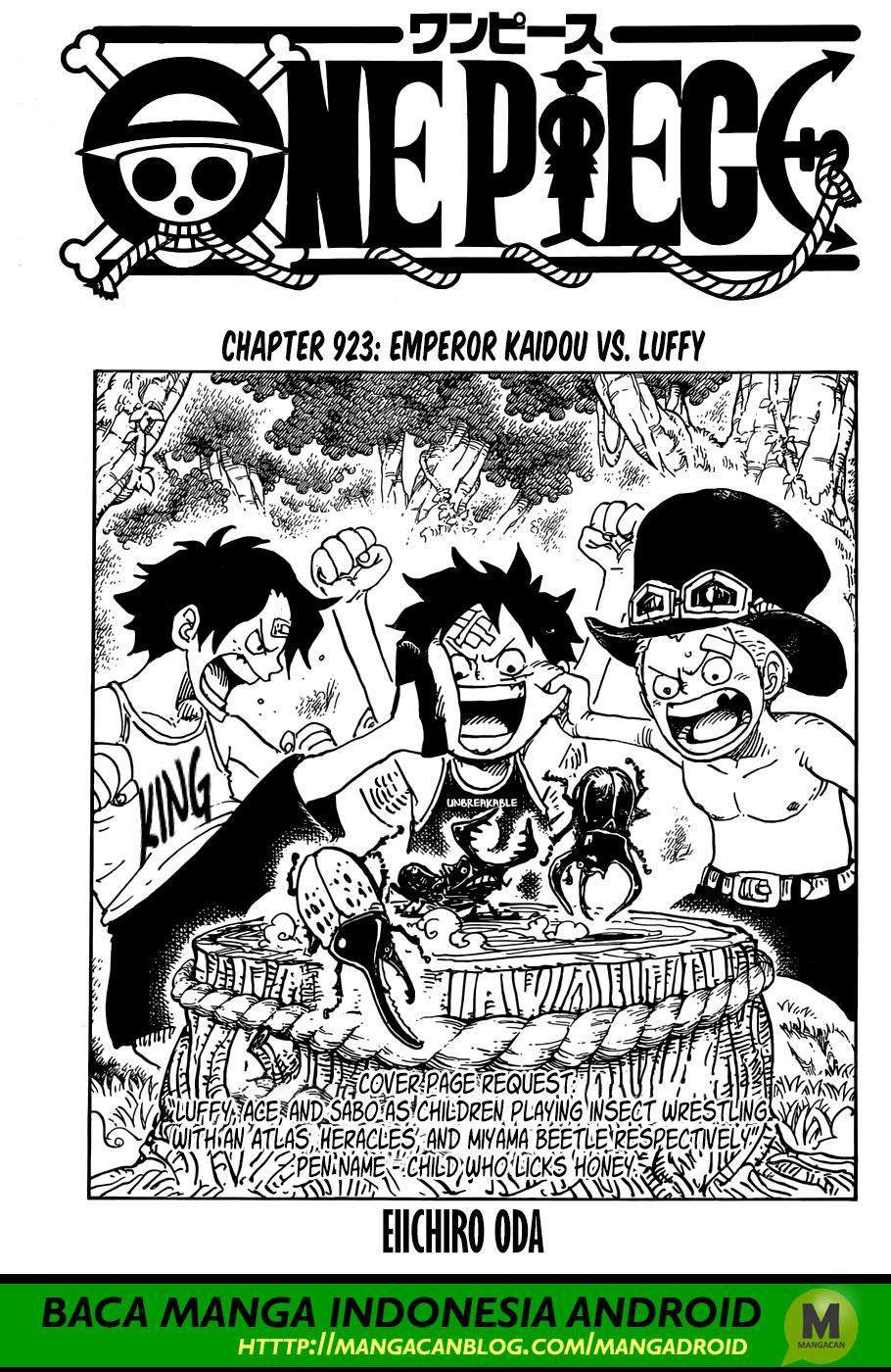 One Piece Chapter 923 Bahasa Indonesia