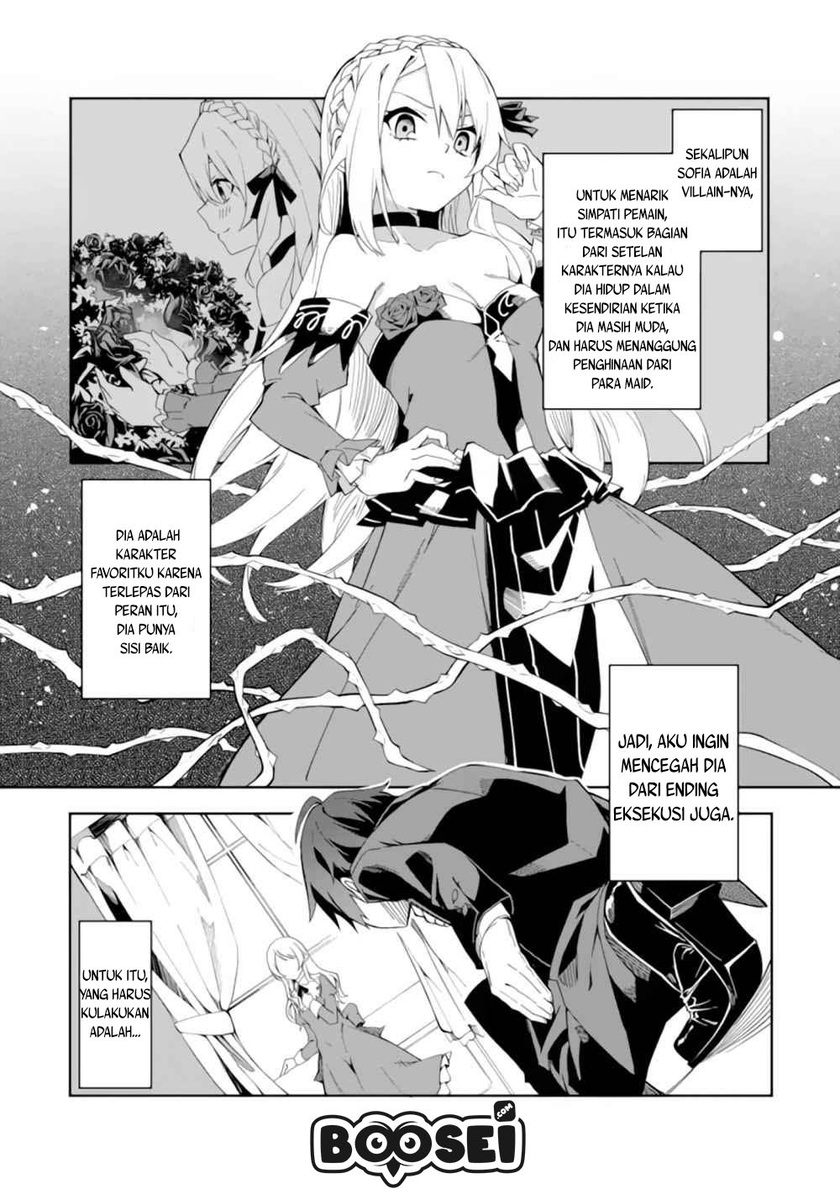 Akuyaku Reijou no Shitsuji-sama: Hametsu Flag wa Ore ga Tsubusasete Itadakimasu Chapter 1.1 Bahasa Indonesia