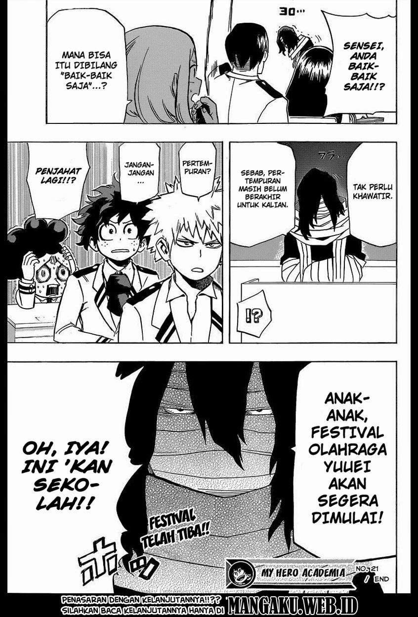 Boku no Hero Academia Chapter 21 Bahasa Indonesia