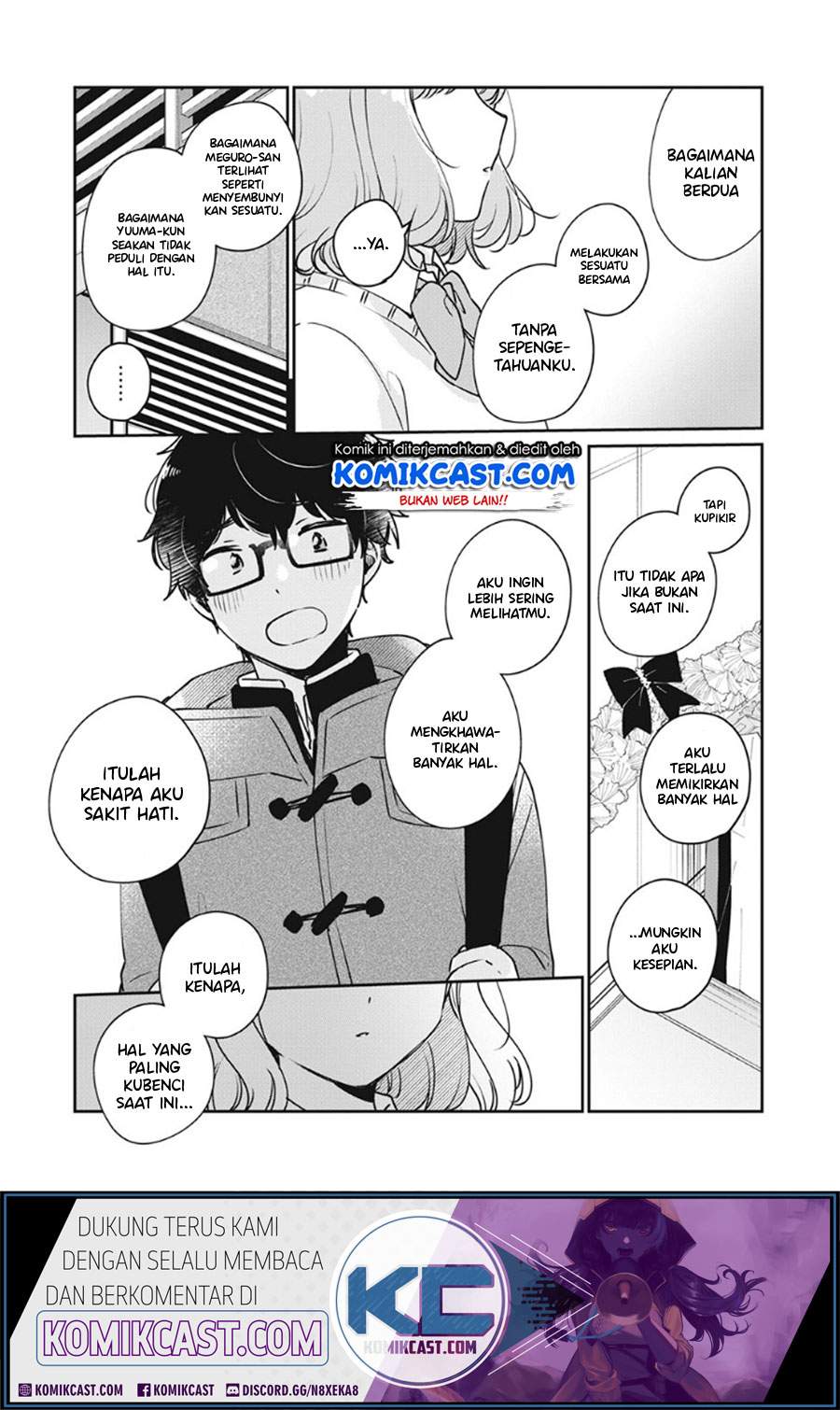 It’s Not Meguro-san’s First Time Chapter 37 Bahasa Indonesia