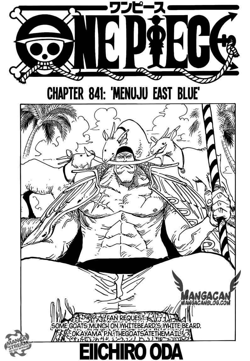 One Piece Chapter 841 Bahasa Indonesia
