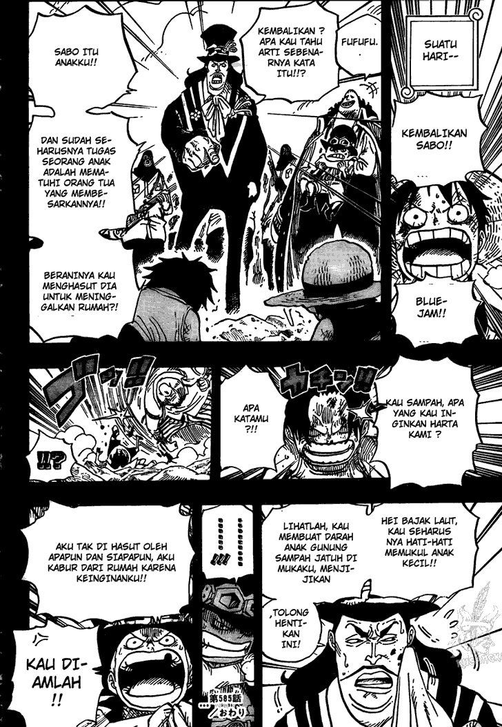 One Piece Chapter 585 Bahasa Indonesia