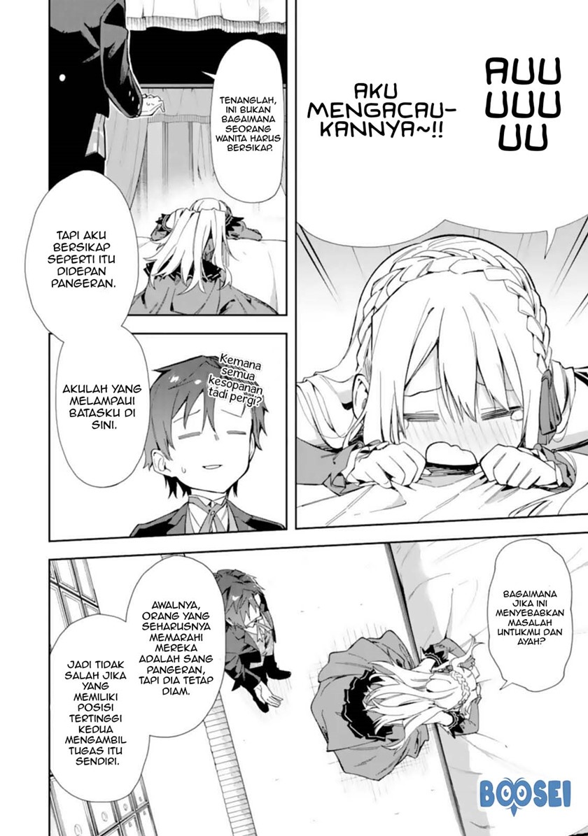 Akuyaku Reijou no Shitsuji-sama: Hametsu Flag wa Ore ga Tsubusasete Itadakimasu Chapter 14 Bahasa Indonesia