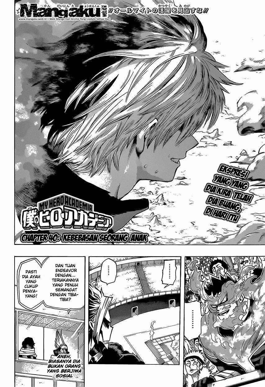 Boku no Hero Academia Chapter 40 Bahasa Indonesia