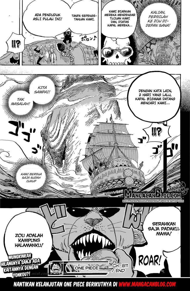 One Piece Chapter 811 Bahasa Indonesia