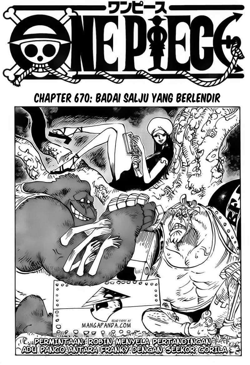 One Piece Chapter 670 Bahasa Indonesia