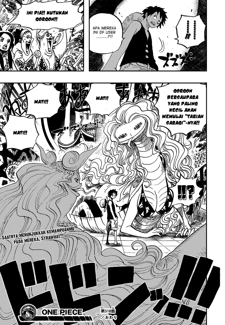 One Piece Chapter 518 Bahasa Indonesia