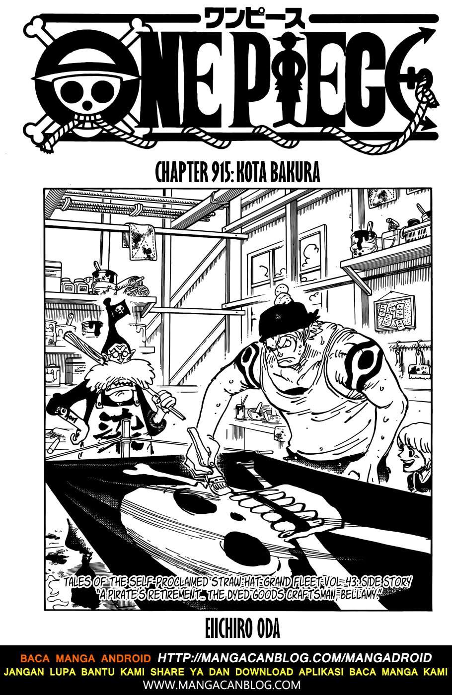 One Piece Chapter 915 Bahasa Indonesia