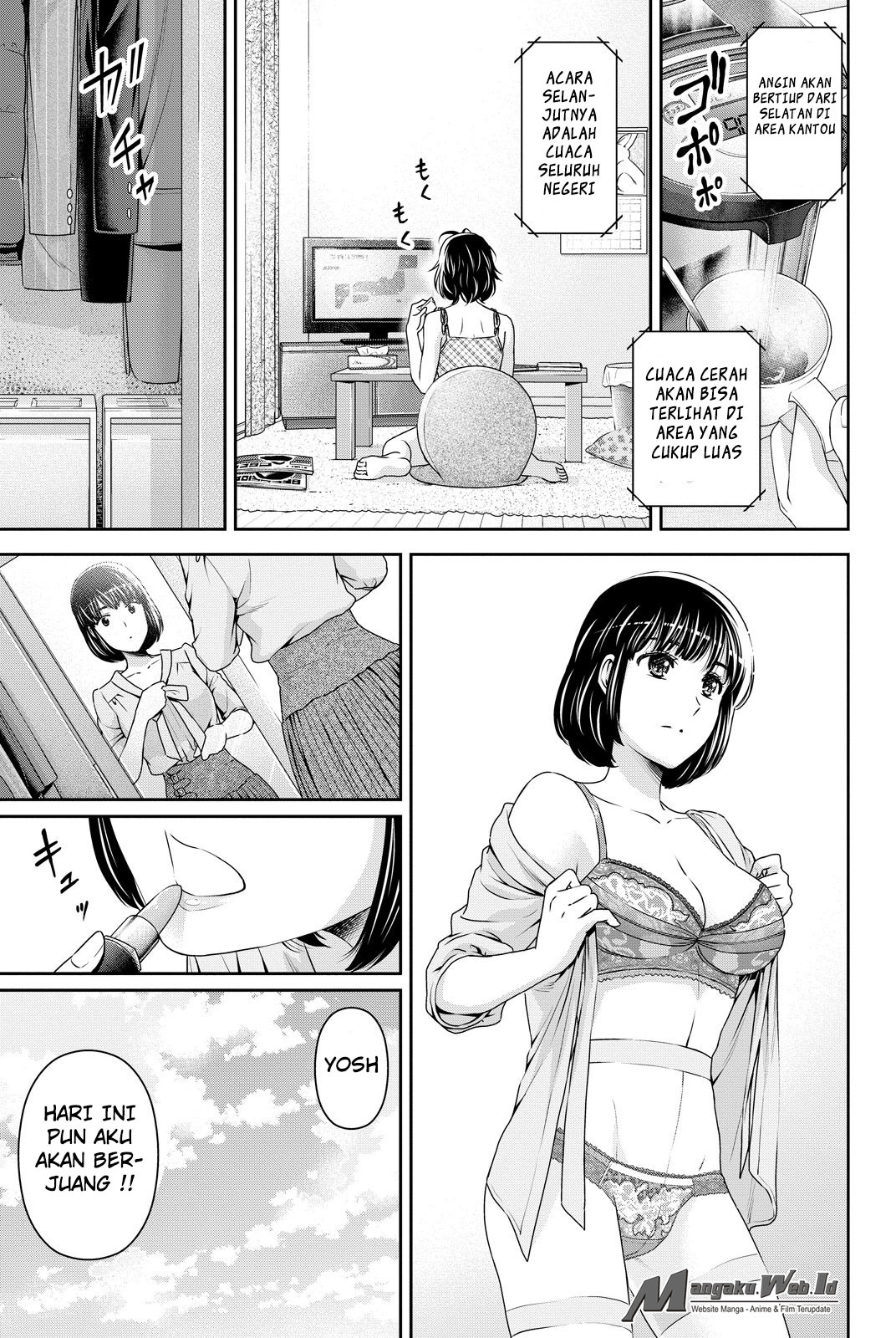 Domestic na Kanojo Chapter 92 Bahasa Indonesia