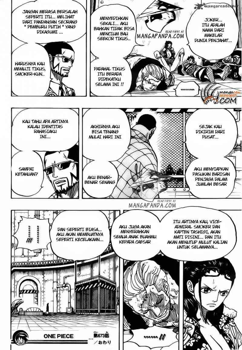 One Piece Chapter 673 Bahasa Indonesia