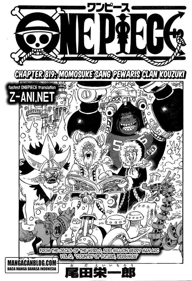 One Piece Chapter 819 Bahasa Indonesia