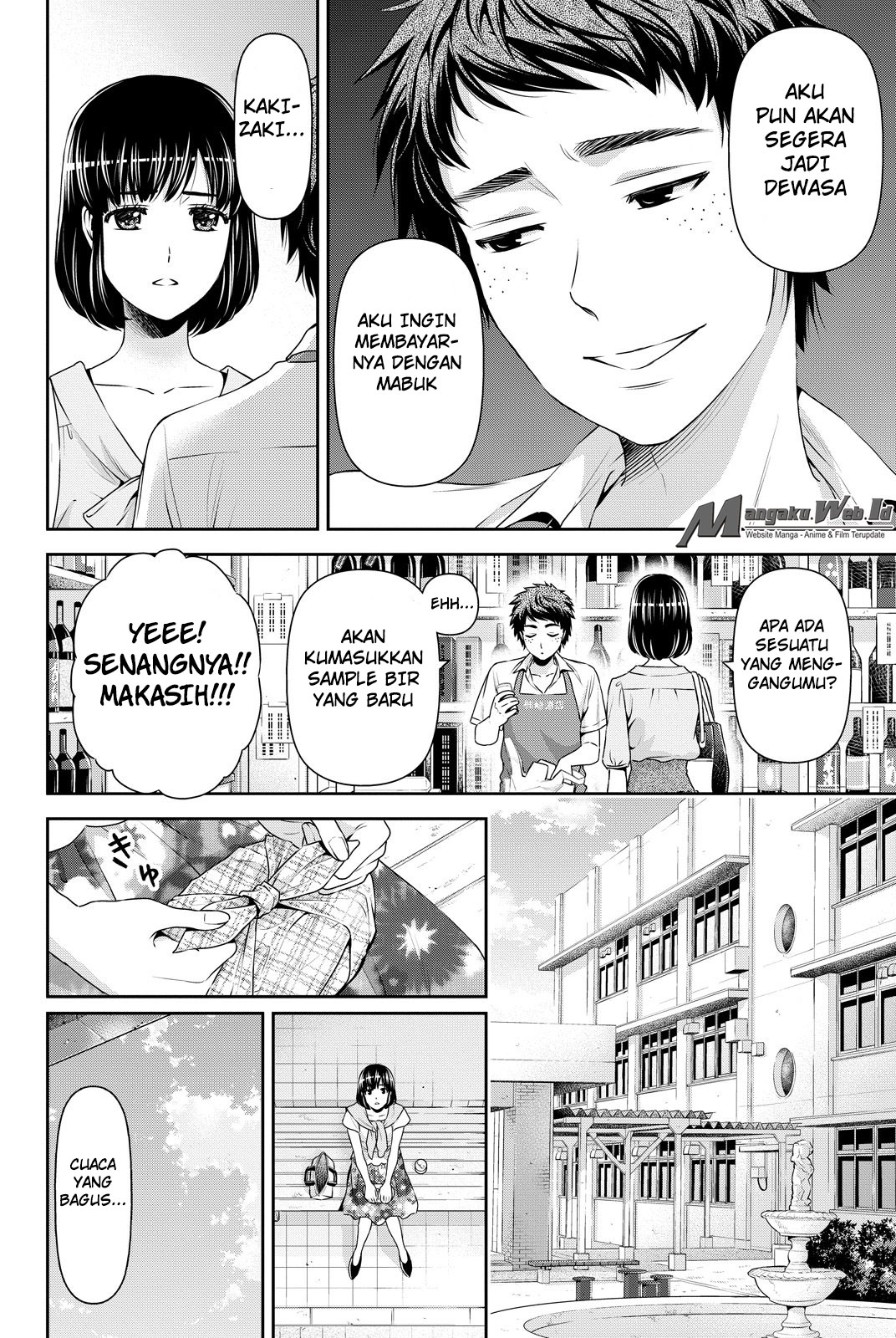 Domestic na Kanojo Chapter 92 Bahasa Indonesia