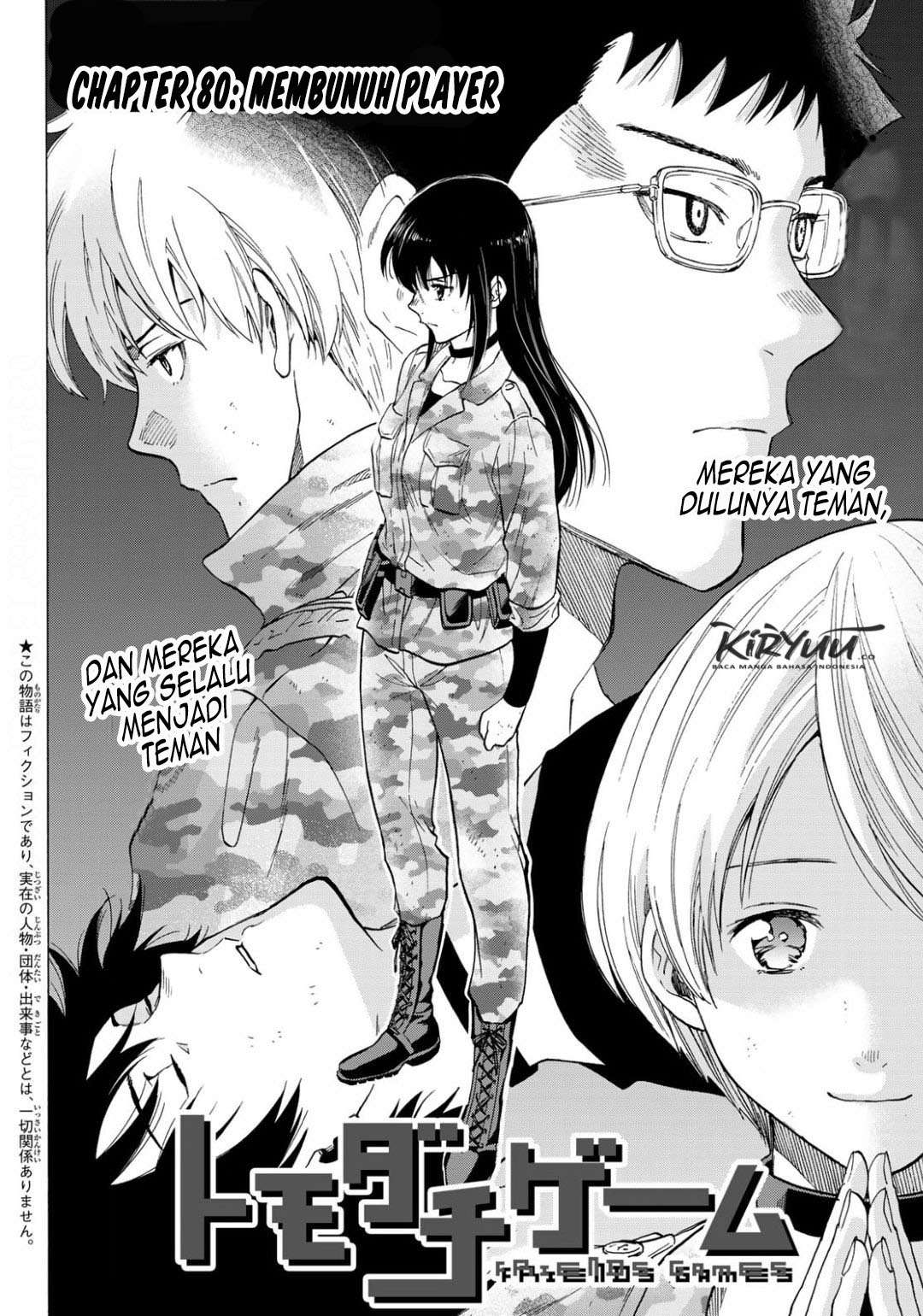 Tomodachi Game Chapter 80 Bahasa Indonesia