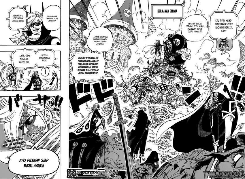 One Piece Chapter 882 Bahasa Indonesia