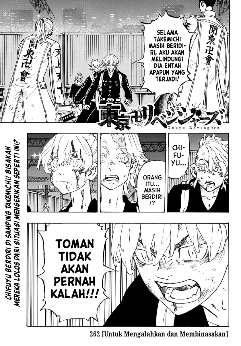 Tokyo Revengers Chapter 262 Bahasa Indonesia