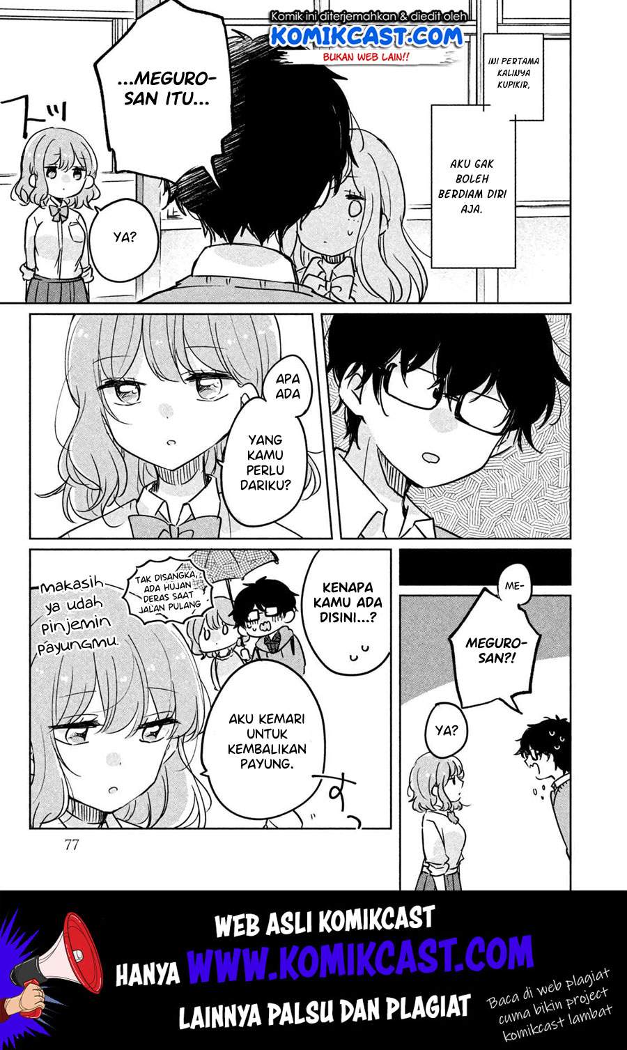 It’s Not Meguro-san’s First Time Chapter 06 Bahasa Indonesia
